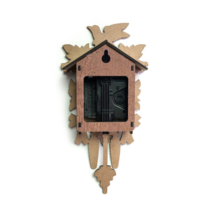 Horloge murale décorative 2019, puzzles en bois 3D, souvenir, jouet <span class=keywords><strong>pour</strong></span> enfant, horloge <span class=keywords><strong>coucou</strong></span> avec pendule à oscillation automatique - Product Image 2