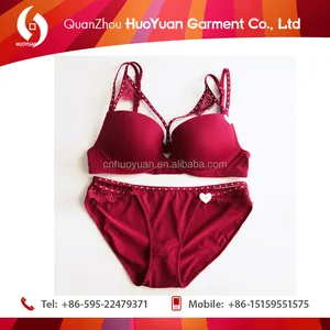 Cómodos de las mujeres de boyshort Sexy Bra conjunto ropa interior de los fabricantes de EE. UU.