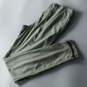 <span class=keywords><strong>Pantaloni</strong></span> all'ingrosso da uomo in <span class=keywords><strong>lino</strong></span> di cotone di ultima qualità <span class=keywords><strong>pantaloni</strong></span> Gorpcore <span class=keywords><strong>Slim</strong></span> Fit - Product Image 5
