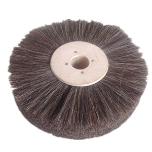<span class=keywords><strong>Brosse</strong></span> à rouleaux en poils de cheval 100% doux pour machine à chaussures - Product Image 4