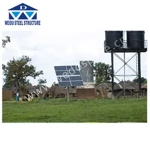 定制尺寸供水和农业灌溉用水箱塔100L钢结构平台