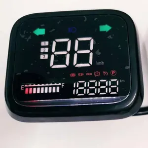 Odómetro de velocímetro LCD digital para motocicleta, personalizable, fabricación