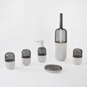 Ensemble d'accessoires de salle de bain de couleur bleu clair mignon de style pingouin - Product Image 6