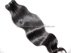 INDIAN HUMAN HAIR REMY HAIR VIRGIN HAIR MACHINE WEFTS for SALE - Product Image 2