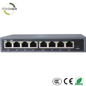 8 Poort Gigabit Beheerde Switch