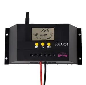 LCDディスプレイ30A PWM充電コントローラー/ソーラーレギュレーター