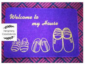 Alfombra antipolvo para entrada de la sala de estar del hogar, alfombrilla para puerta serigrafiada - Product Image 6