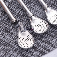 Paille à Yerba Maté en Acier Inoxydable 18/10 avec Mélangeur et Brosse – Ensemble Portable Démontable Facile à Nettoyer
