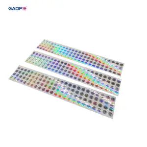 Leegte 4c hologram stickers security holo sticker