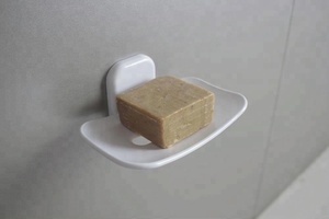 Wall Mount Plastic Adhesive Eco-Friendly ABS Soap Dish Holder for Bathroom Use Hand <b>Tools</b> - Product Image 5