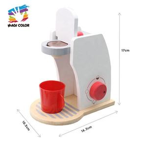 Machine à Café en Bois <span class=keywords><strong>Simulation</strong></span> Jouet Faire semblant de Jouer <span class=keywords><strong>Cuisine</strong></span> Espresso Maker pour Enfants W10D228 - Product Image 6