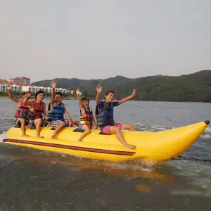 Competitive Price Inflatable Water Game Banana Boat With Repair kit