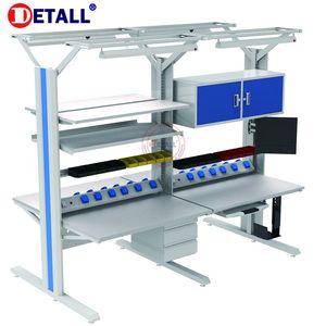 Bàn Làm Việc Điện Tử Có Thể Điều Chỉnh ESD Để Sửa Chữa Điện Thoại Di Động Với Dây Chuyền Lắp Ráp - Product Image 3