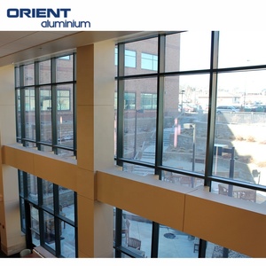 Nhôm Kính Cửa Sổ Hệ Thống Tường Tempered Kính Thiết Kế Rèm Bức Tường Phần Kích Thước Lớn Tường Mặt Tiền Cho Tòa Nhà Cao Tầng - Product Image 2