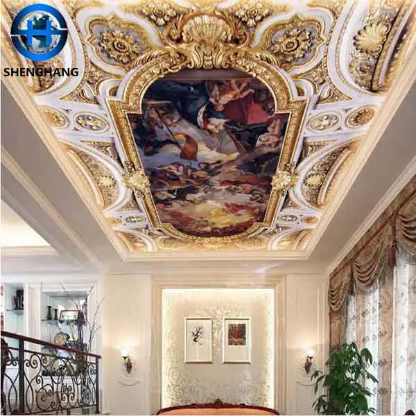 Most popular chinese made Wallpaper hd landscape ceiling 3d wallpaper mural offered by china wall paper /shipping free