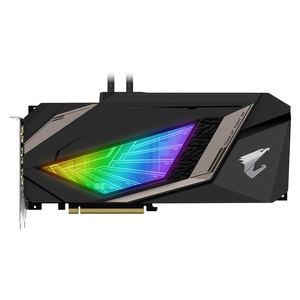 GIGABYTE AORUS <span class=keywords><strong>GeForce</strong></span> RTX2080 <span class=keywords><strong>Ti</strong></span> XTREME WATERFORCE 11G Tarjeta gráfica usada con 11GB GDDR6 Memoria de 352 bits RTX2080 <span class=keywords><strong>Ti</strong></span> GPU - Product Image 2