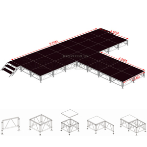 便携式折叠平台移动轻型 T 形舞台表演
