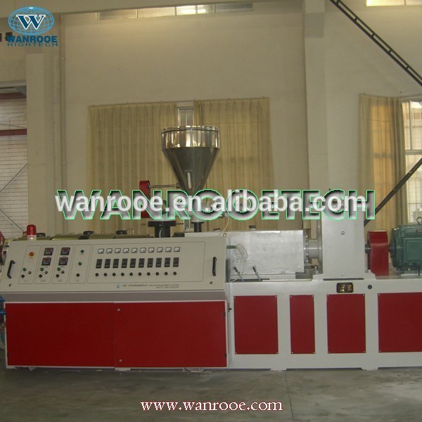 Conique double vis pvc culot d'extrusion machine