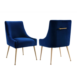 Tavoli da pranzo morbidi <span class=keywords><strong>per</strong></span> 12 persone sedia in velluto blu sedia da pranzo moderna <span class=keywords><strong>per</strong></span> ristorante - Product Image 1