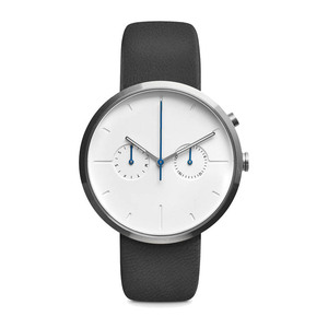 Cinturini in acciaio inossidabile 316L personalizzati caldi orologi da polso da uomo al quarzo impermeabili in pelle di vitello francese - Product Image 2