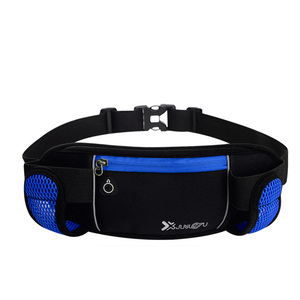 Yeni su geçirmez neopren hidrasyon açık spor koşu kemeri, su şişesi bel paket çantası koşu çantası 2 şişe - Product Image 2