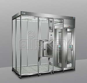 Salle blanche modulaire conforme à la norme ISO 5 GMP avec boîte de passage - Product Image 1