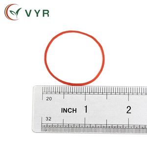 1.3英寸直径透明红色橡皮筋，用于捆扎塑料袋 - Product Image 4