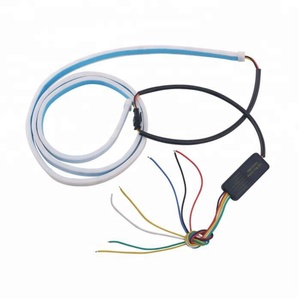 Rgb coulant Flexible LED bande Drl coffre arrière porte arrière lumière frein clignotant avertissement inverse Flash pour voitures 12v - Product Image 5