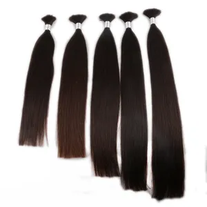 Xuchang Harmony Hair 100グラム/ピース18 "20" 22 "24" 26 "Cuticle Aligned Virgin Remy Hair Bundles Natural Color 100% Human Hair Bulk