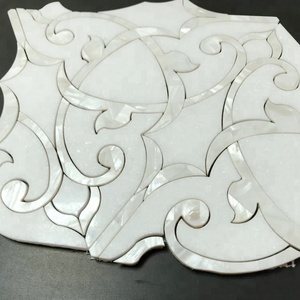 Perfect New Design White Marble <strong>Mosaic</strong> With Mother of Pearl <strong>Mosaic</strong> - Product Image 6
