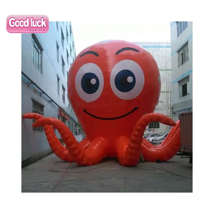 Chất Lượng Cao 4-6M Cao Blow Up Lớn Octopus Inflatable Quảng Cáo