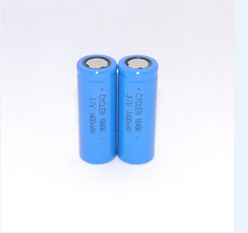 3.7V 18500 Li-ion Battery Rechargeable mit tabs 18490 lion batterie