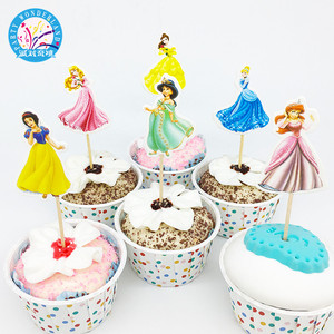 Nuove idee di prodotto 2019 Delle Ragazze di compleanno decorazione del partito del fumetto della principessa nuovi prodotti rifornimenti del partito cake topper - Product Image 5