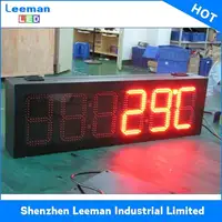 Led זמן טמפרטורת סימן/led תחנת דלק תצוגת/חיצוני גדול דיגיטלי שעון טמפרטורת PH10 מח"ש LED מודול 160x160