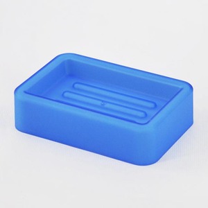 Accesorio de Baño azul de plástico con forma de cilindro de 4 piezas - Product Image 5