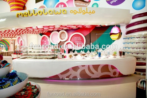 Atractivo Kiosco de Exhibición de Dulces para Centro Comercial, Mostrador de Exhibición de Chocolates en Venta - Product Image 2