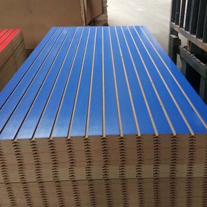 Pannelli Slatwall in MDF, Pannello Murale Laminato in Legno/Tavola Scanalata in Melamina, 1220x2440mm, Spessore 2-25mm, Resistente all'Umidità - Product Image 5