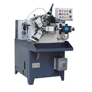 TOBEST automatic knurl NPT pipe nipple screw thread rolling machine