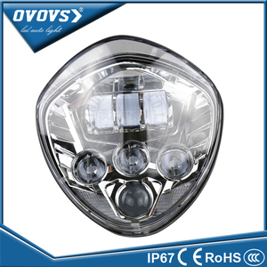 OVOVS cromo del faro de <span class=keywords><strong>la</strong></span> motocicleta hi/lo viga campo a través llevó <span class=keywords><strong>la</strong></span> linterna para <span class=keywords><strong>la</strong></span> v-ictoria - Product Image 4