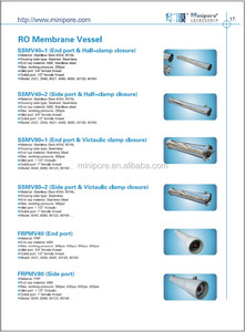 Bac à eau en acier inoxydable, <span class=keywords><strong>port</strong></span> latéral <span class=keywords><strong>ouvert</strong></span>, pièces filtrantes/navire à membrane SS/boîtier à membrane - Product Image 4