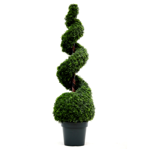 <span class=keywords><strong>L</strong></span>. <span class=keywords><strong>Albero</strong></span> a spirale sottile di ginepro verticale con vaso rotondo verde scuro - Product Image 3