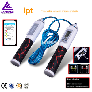 Lenwave deportes IPT con Bluetooth tecnología patente, venta al por mayor, <span class=keywords><strong>cuerda</strong></span> <span class=keywords><strong>de</strong></span> saltar rápida - Product Image 1