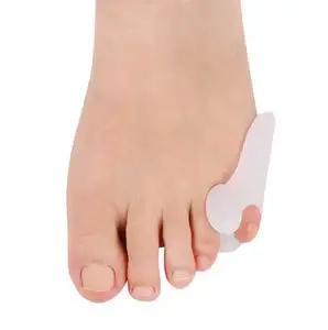 Toptan silikon jel bunyon küçük ayak ayırıcı jel başparmak valgus ayak koruyucusu