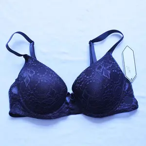 Herstellung Unterwäsche gepolstert Push Up Lace Net Frauen Neueste Design BH