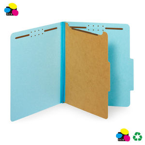 Cartelle con 1 Partizione Classificazione Pressboard, 4 Facce Letter/Legal - Product Image 1