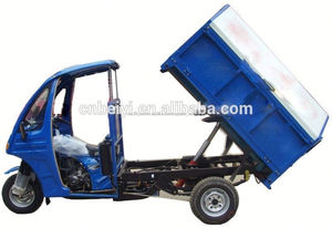 Alta calidad automatización pequeña descarga de basura camión de tres ruedas para la venta en sudán - Product Image 4