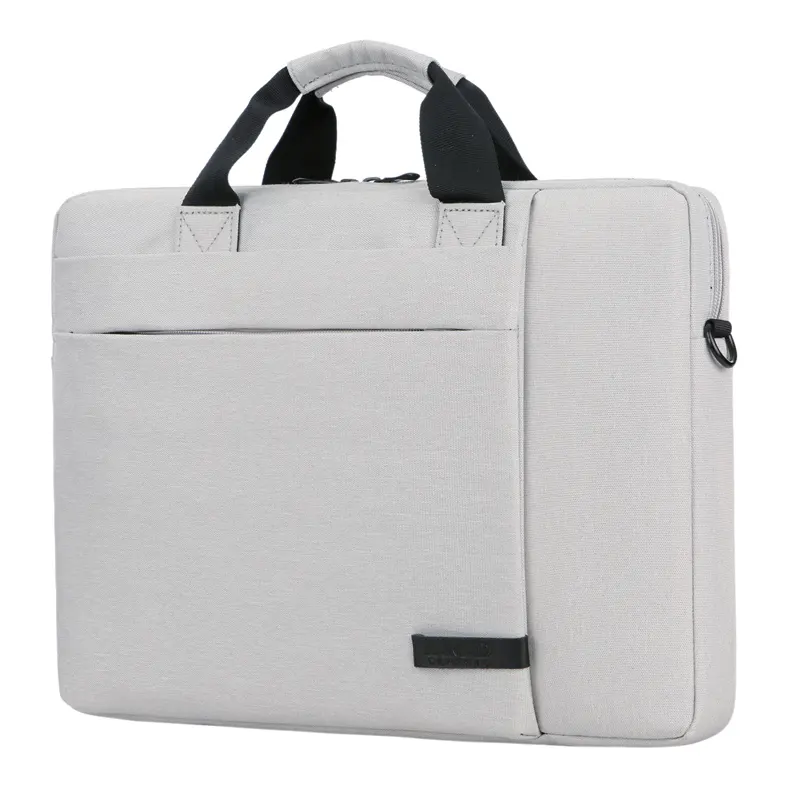 15.6 Inch Laptop Bag Carrying Case Business Doctor Lawyer Polyester Leather Handle Briefcase For Men Laptop