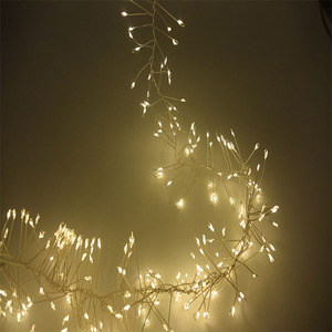 <span class=keywords><strong>LED</strong></span> Fuochi D'artificio fata luci 3M 600led Bianco Caldo Giardino decorativo, Albero per il Natale
