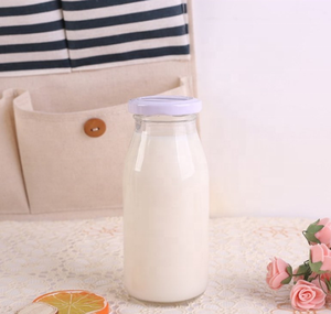 Bouteille de thé à lait ou de boisson, <span class=keywords><strong>pour</strong></span> jus, avec couvercle en plastique transparent ou en métal, hermtique et étanche, 200ml, 250ml, 500ml, 1l - Product Image 6