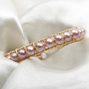<span class=keywords><strong>Bracciale</strong></span> elasticizzato con perla genuina fatta a mano 7-8mm AAA vicino all'acqua dolce rotonda - Product Image 3